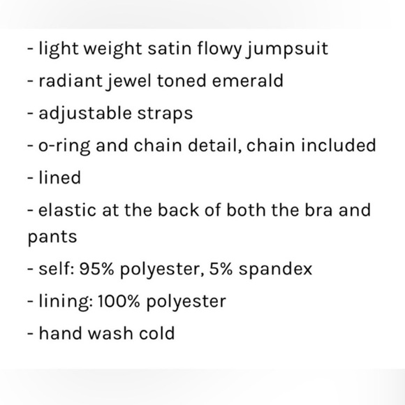 NWOT 12th tribe Audrey Emerald jumpsuit - Picture 7 of 13